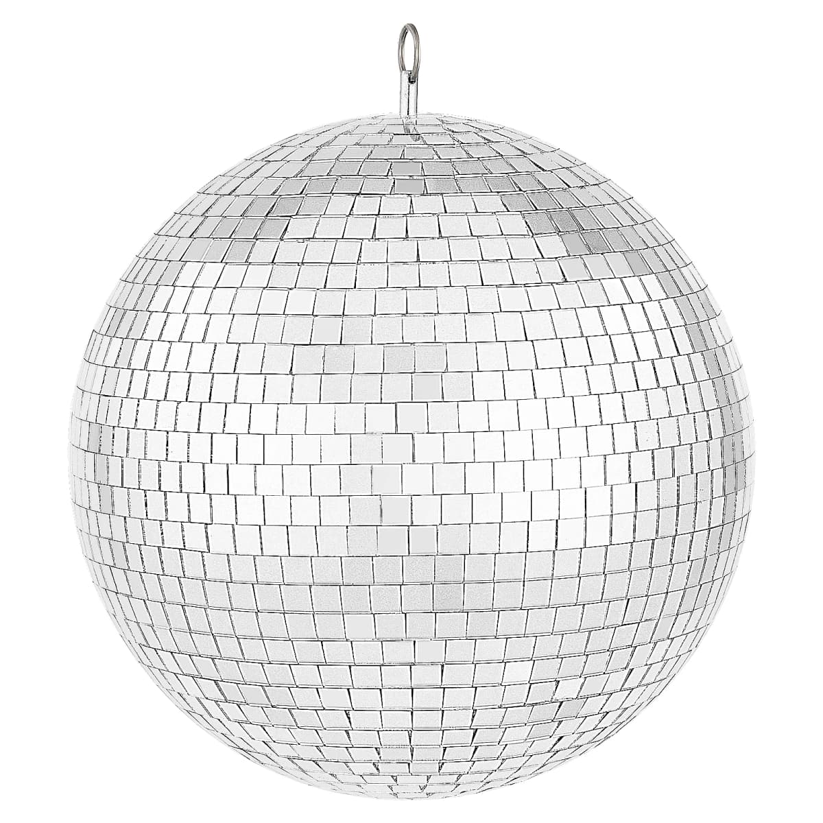 SucceBuy Mirror Disco Ball Mirror Ball with Hanging Ring Lightning Disco Ball Party Decorations Ideal for DJ Club Stage Wedding