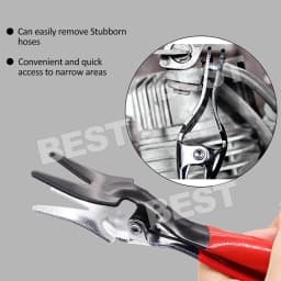 1/2X Fuel Vacuum Line Pliers Car Hose Pipe Tube Remover Separator Automotive Tools