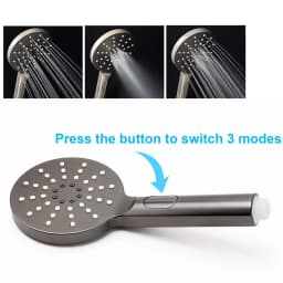 **Sydney Stock** KYLINS 2 In 1 Shower Head Set Round 8/10/12/16'' Rainfall Head Gooseneck Arm Mixer Taps Set Gun Metal Grey WELS