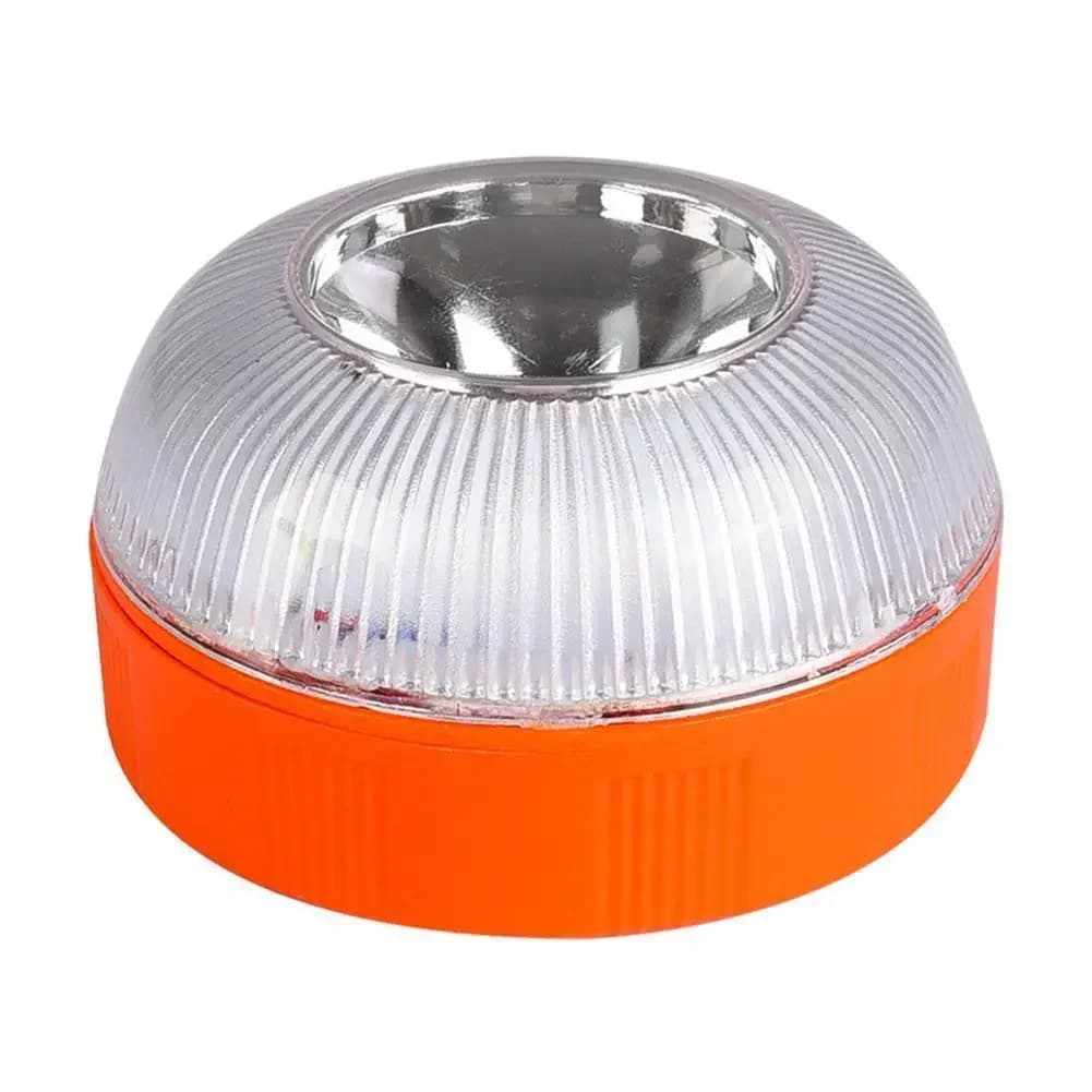 Magnetic Emergency Beacon Light for Cars - Strobe Flashing Warning Lamp, Vehicle Safety Signal Light (Battery Not Included, V16