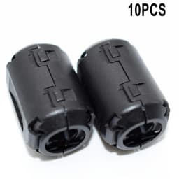 10Pcs TDK Ferrite Core Choke Clip Noise Suppressor Filter Ring Cable Clamp RFI EMI For Audio/Video Cables Power Cord