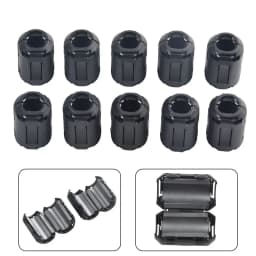 10Pcs TDK Ferrite Core Choke Clip Noise Suppressor Filter Ring Cable Clamp RFI EMI For Audio/Video Cables Power Cord