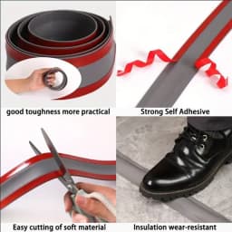 Cable Cover Protector PVC Self-Adhesive Wire Protection Strip Wear Resistant Prevent Trip Wall And Floor Wire Organizer For Home