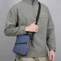 Men's Bag Large Capacity Single Shoulder Bag Waterproof And Wear-resistant Backpack Multiple Pockets For Business