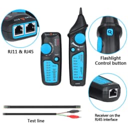 BSIDE New Network cable tracker detecteur FWT81 RJ11/45 Lan Ethernet Phone wire tester Finder Telecom Tool electrified work 48V