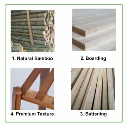 Bamboo Tall Plant Stand Indoor Outdoor Flower Display Shelf Corner Storage Rack