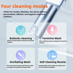 Smart Bidet Toilet Seat with Remote Control Heated Seat Instant Warm Water Antibacterial Nozzle Air Dryer for Bathroom Comfort