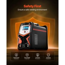 succebuy TIG Welder200A6-In-1Aluminum Welding Machine AC/ TIG/DC Pulse Spot MMA Stick Electric Welder with Synergic Control IGBT