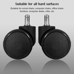 5PCS Universal Rolling Casters Multi-Purpose Small Rolling Caster Set Mute Swivel Caster Replacemen Furniture Wheels Roller