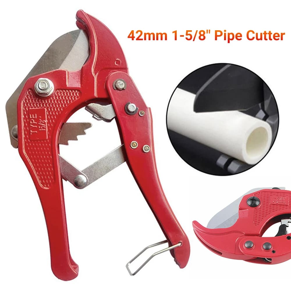PVC Pipe Tube Cutter 42mm PRO Plastic Poly Hose Conduit Plumber Cutters MPT Cut