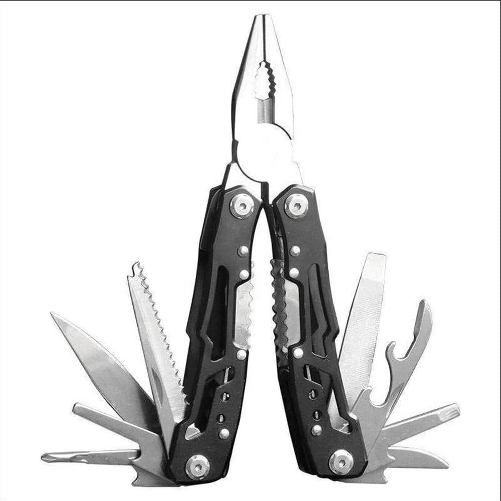 Multitool Steel Plier Folding Pliers All In one Camping Hiking Pocket Tool Set