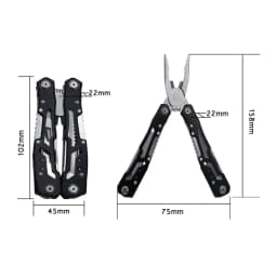 Multitool Steel Plier Folding Pliers All In one Camping Hiking Pocket Tool Set