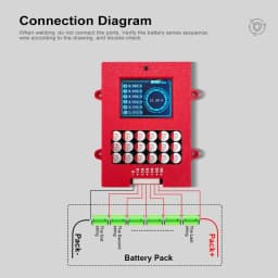 Heltec 6S LTO balancer screen active equalizer balancer lithium titanate car audio battery cell balancing module