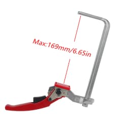 Allsome 2pcs Ratcheting Table Clamp, Quick Release Clamp For MFT and Guide Rail System, Bar Clamp