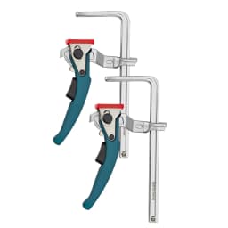 Allsome 2pcs Ratcheting Table Clamp, Quick Release Clamp For MFT and Guide Rail System, Bar Clamp