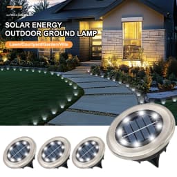 8pcs Solar Buried Lights+12pcs solar outdoor LED stainless steel stick lights+4pcs Multi-Color 90LED Starburst String Light IP44