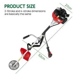7IN1 Petrol Pole Chainsaw Brush Cutter Whipper Snipper Hedge Trimmer 52CC & 62CC