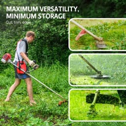 7IN1 Petrol Pole Chainsaw Brush Cutter Whipper Snipper Hedge Trimmer 52CC & 62CC
