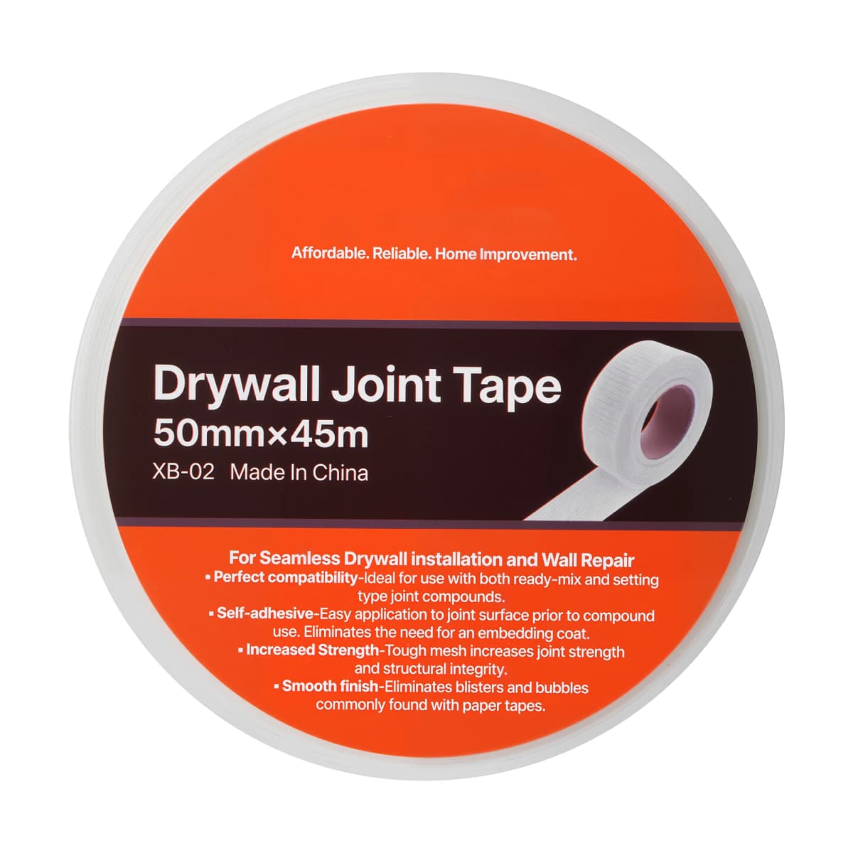 SucceBuy Drywall Mesh Tape 1.97inWx147.64ftL Self-Adhesive Fiberglass Drywall Joint Tape 36Rolls Dry Wall Patch for Crack Repair