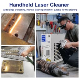 2000W Fiber Laser Cleaning Machine 1500W 2000W Laser Cleaner Double Pendulum Cleaning Head for Rust Oil Paint Removal for Metal Stone Surface Restoration