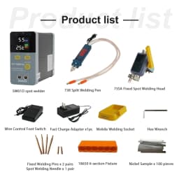 Battery Spot Welder 10.6 KW 14.5KW 21KW 36KW 42KW High Power Welding Precision Pulse Spot Welder Portable Spot Welder