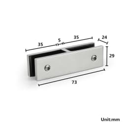 Glass Clamp Stainless Steel Joiner Bracket Balustrade Pool Fence Fencing Clamps