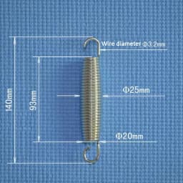 Heavy Duty Trampoline Steel Springs Replacement Repair Spring Mat Accessories