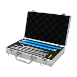 Wood Lathe Tools Set, 4 PCS Carbide Tipped Turning Chisels with Square Round Diamond Blades for Bowl Spindle Pen Making