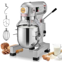 SucceBuy 10L/14L/28.5L/18.7L Commercial Food Mixer Commercial Stand Mixer with 3 Adjustable Speed 550W 1100W Dough Mixer