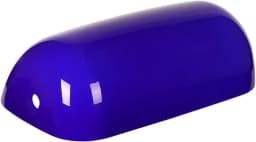 Blue Glass Lamp Shade L22.5cm W13cm for Table Lamp banker desk lamp replacement lampshade