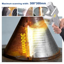2000W Air-Cooled Laser Cleaning Machine Portable Handheld Rust Paint Oxide Removal Cleaner 110V/220V CE