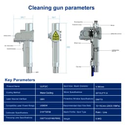 2000W Air-Cooled Laser Cleaning Machine Portable Handheld Rust Paint Oxide Removal Cleaner 110V/220V CE