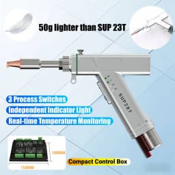 BWT 4 IN 1 1500W Fiber Laser Welding Cutting Cleaning Machine Upgrade SUP 28T Handheld Laser Welder Double Wire Feeder for Metal