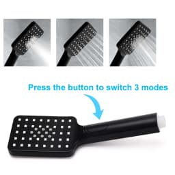 **Sydney Stock** KYLINS Black 8/10/12/16'' Square Rain Shower Head Hand Held Sliding Rail 2 In 1 Wall Arm Diverter Set WELS
