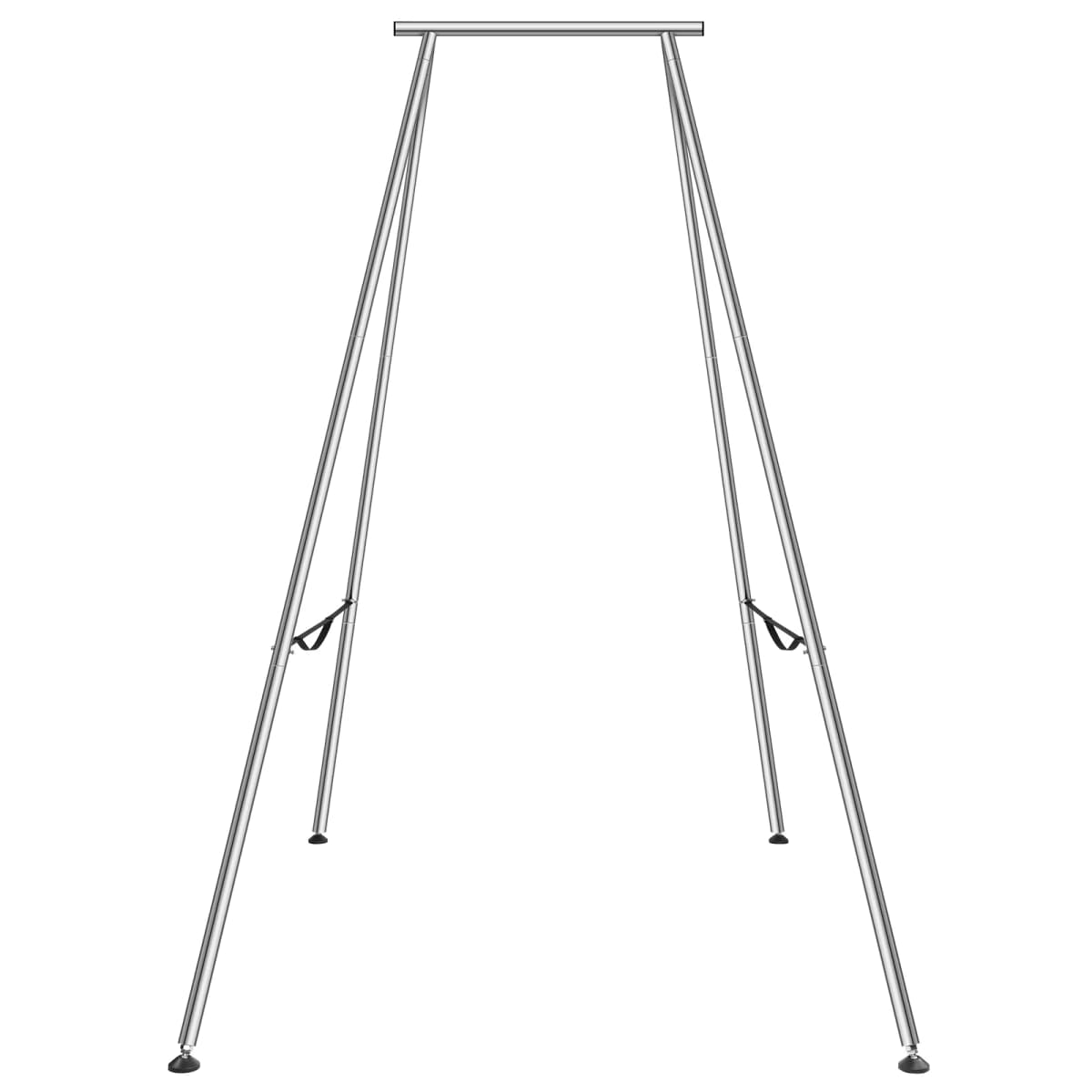 SucceBuy9.67 ft Aerial Yoga Frame Max 551.15 lbs Load Chrome-Plated Steel Pipe Inversion Yoga Swing Stand