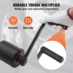 SucceBuy 1/58 1/64 Torque Wrench Set 4 / 8 Socets Multiplier Drive Lug Nut Wrench/Multiplier Heavy Duty Torque Multiplier w Case