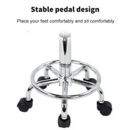 With/Without Backrest Salon Stool Hairdressing PU Chair Barber Equipment Beauty Swivel Hydraulic Lift