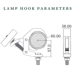 10Pcs/Lots Durable Heavy Duty Hooks 150kg 40-60mm Aluminum Alloy Clamp Bracket Stage Light Hook Light Clamp Holder Truss