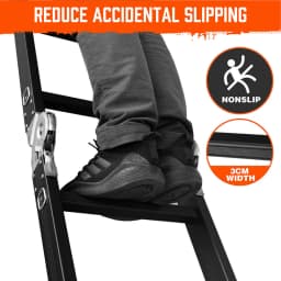 PORIYA 3.7M Multi Purpose Ladder Aluminium Folding Extension Adjustable Step New Fold