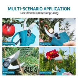 PORIYA Brushless 40mm Electric Pruning Shear Secateur for 36V Makita Battery Cordless Pruning Scissors Power Tools