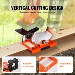SucceBuy Chainsaw Mill Vertical Lumber Cutting Guide with 2"-6" Cutting Width Timber Chainsaw Attachment for Cedar Walnut Oak