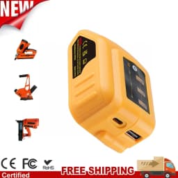 DCB094K adapter 1/2/4Pack Replace for DEWALT Battery Charger and USB Wall Charging Kit Battery pin