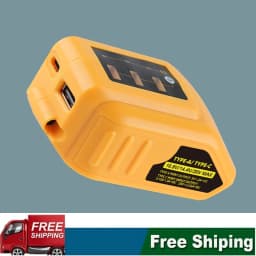 DCB094K adapter 1/2/4Pack Replace for DEWALT Battery Charger and USB Wall Charging Kit Battery pin