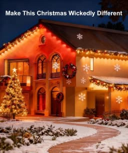 30M Permanent Outdoor Lights- 98 FT Smart RGB Outdoor Lights with Remote APP Control, IP67 Waterproof Outside Light for House