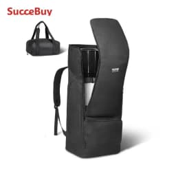 SucceBuy Telescope Case 29.9" Backpack with Secure Strap Pockets and Cozy Shoulder Traps Shock-Absorbent Telescope Carrying Case