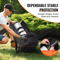 SucceBuy Telescope Case 29.9" Backpack with Secure Strap Pockets and Cozy Shoulder Traps Shock-Absorbent Telescope Carrying Case