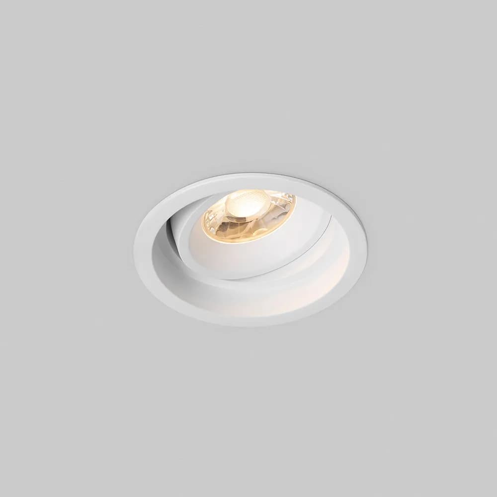 13W Gimble Downlight White COB with 1.2m Flex & Plug