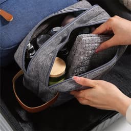 Waterproof Mens Toiletry Bag Travel Wash Case Shower Bathroom Cosmetic Storage