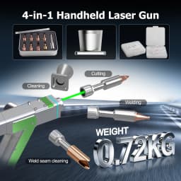 3000W Raycus Handheld Welding Machine 4 IN 1 Welding Cleaning Cutting Double Pendulum for Metal Dual Wire Feeder Fast Ship
