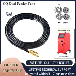 SUP Wire Feeding Tube Guide 5m Aluminum Welder Wire Graphite Hose Welding Machine Automatic Dual Wire Feed Machine Accessories